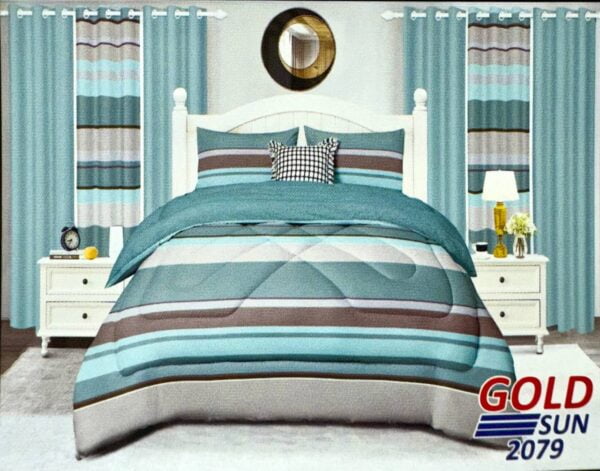 SET 7 PIEZAS GOLDSUN ESTAMPADO QUEEN - Imagen 5