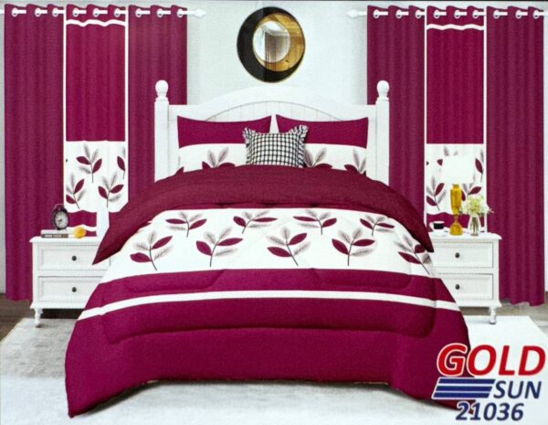 SET 7 PIEZAS GOLDSUN ESTAMPADO QUEEN - Imagen 8