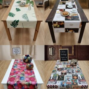 MANTEL ECOCUERO ESTAMPADO CON FELPA