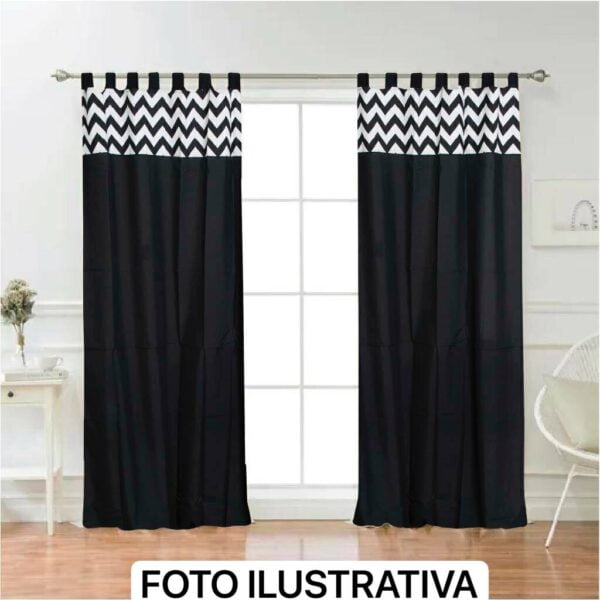 CORTINA TROPICAL CON FALDÓN