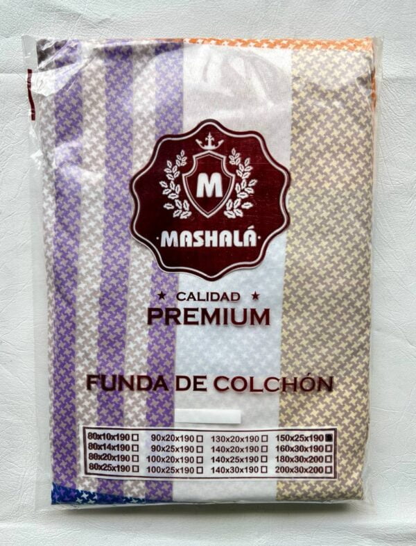FUNDA DE COLCHÓN ESTAMPADO 2 1/2