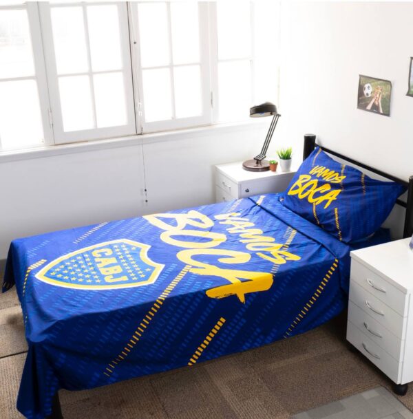 JUEGO DE SÁBANA BOCA JUNIORS
