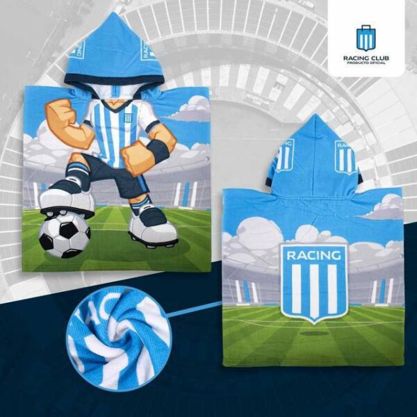 PONCHITOS MICROFIBRA FÚTBOL CITY BLANCO - Imagen 5