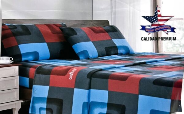 JUEGO DE SÁBANAS POLAR ESTAMPADO QUEEN - Imagen 19