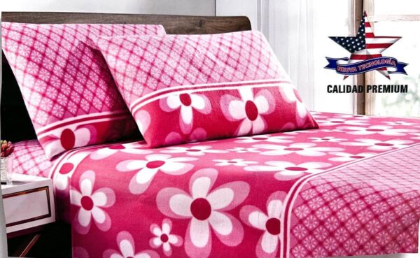 JUEGO DE SÁBANAS POLAR ESTAMPADO KING SIZE - Imagen 11