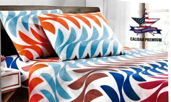 JUEGO DE SÁBANAS POLAR ESTAMPADO KING SIZE - Imagen 10