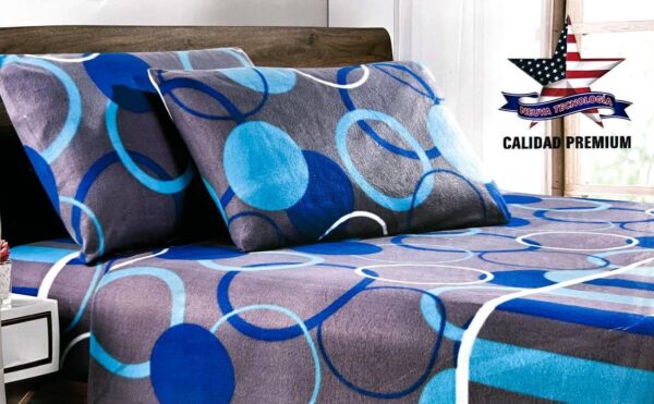 JUEGO DE SÁBANAS POLAR ESTAMPADO KING SIZE - Imagen 9