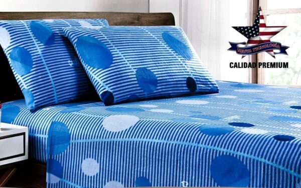 JUEGO DE SÁBANAS POLAR ESTAMPADO KING SIZE - Imagen 4