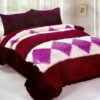 EDREDON PIEL DE MONO CON CORDERITO ROMBO CHICO + 2 FUNDAS DE ALMOHADA - Imagen 2