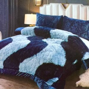 EDREDON PIEL DE MONO CON CORDERITO
+ 2 FUNDAS DE ALMOHADA