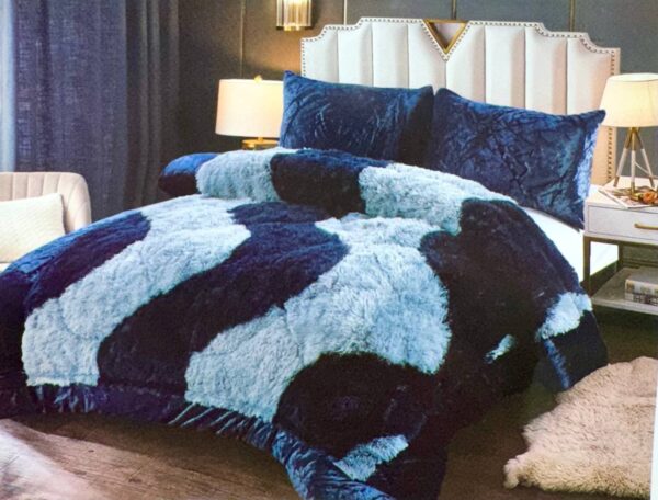 EDREDON PIEL DE MONO CON CORDERITO
+ 2 FUNDAS DE ALMOHADA