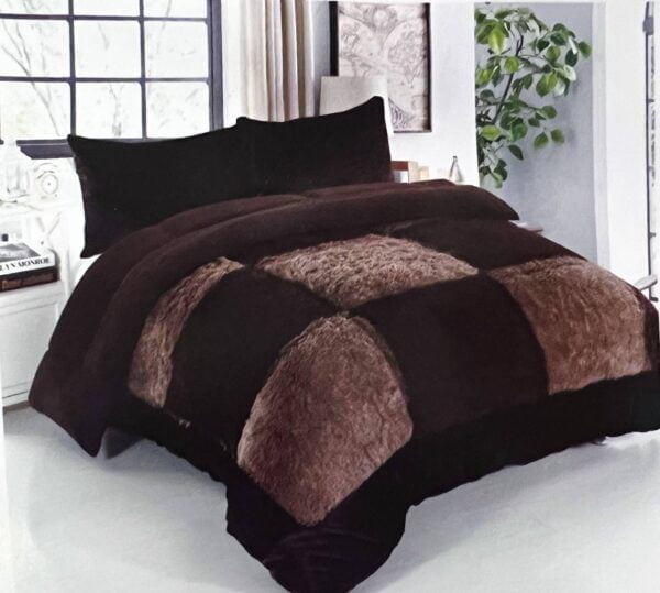EDREDÓN PIEL DE MONO CUADRO + 2 FUNDAS DE ALMOHADA - Imagen 5