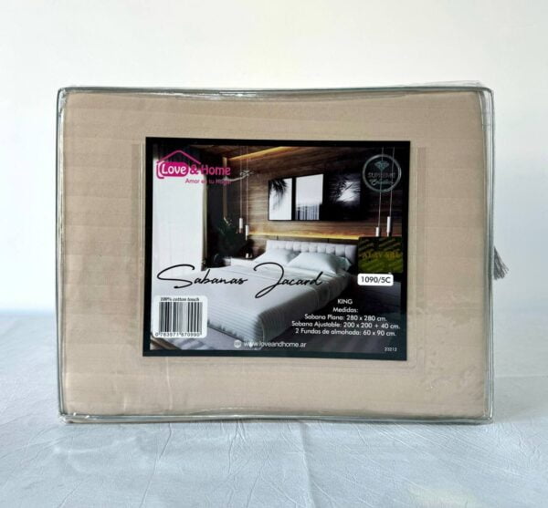 JUEGO DE SÁBANA LOVE HOME JACARD - Imagen 6