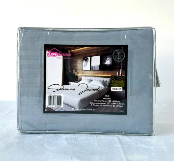 JUEGO DE SÁBANA LOVE HOME JACARD - Imagen 7