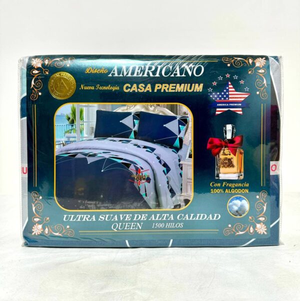 JUEGO DE SÁBANAS D&G AMERICANO 1500 HILOS (QUEEN) - Imagen 7