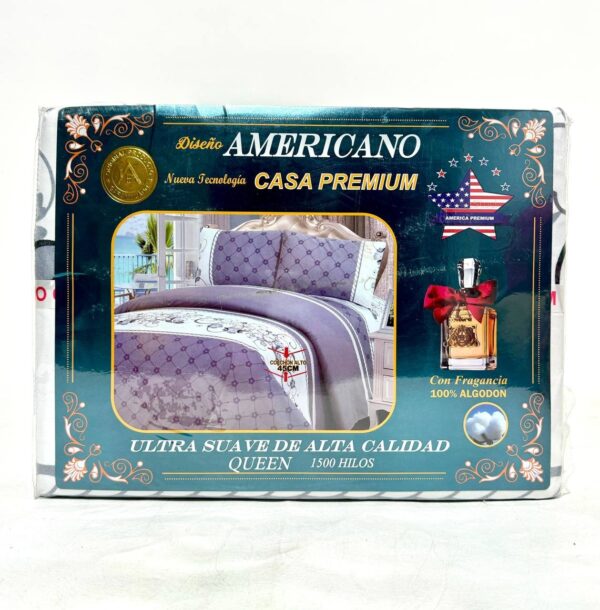 JUEGO DE SÁBANAS D&G AMERICANO 1500 HILOS (QUEEN)