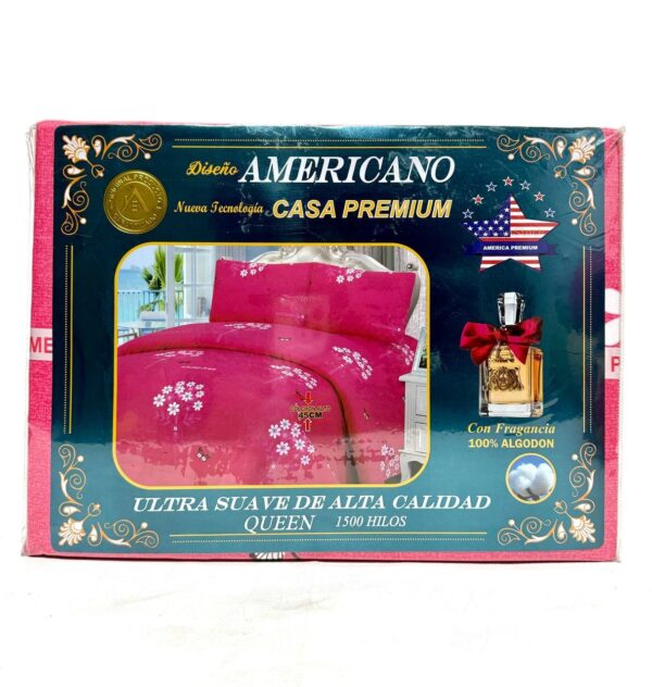 JUEGO DE SÁBANAS D&G AMERICANO 1500 HILOS (QUEEN) - Imagen 2