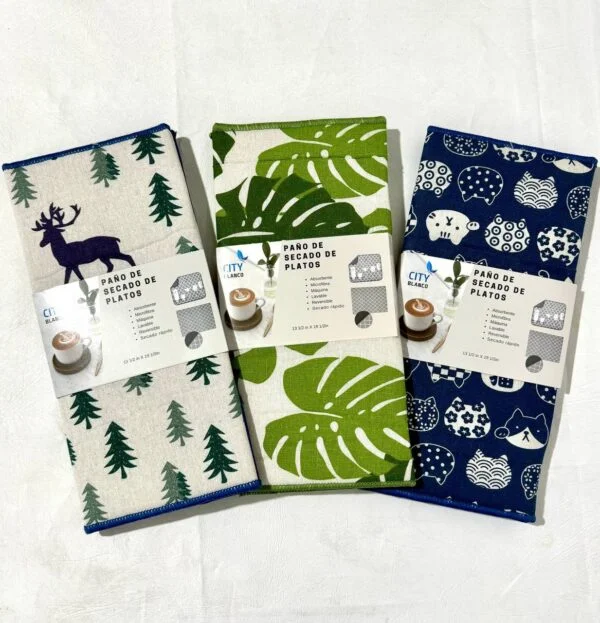 PAÑO ABSORBENTE DE COCINA ESTAMPADO - Imagen 2