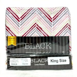 JUEGO DE SÁBANAS ALGODÓN PERCAL "BLACK" 144 HILOS