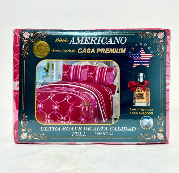 JUEGO DE SÁBANAS D&G AMERICANO 1500 HILOS (2 PLAZA Y MEDIA) - Imagen 8