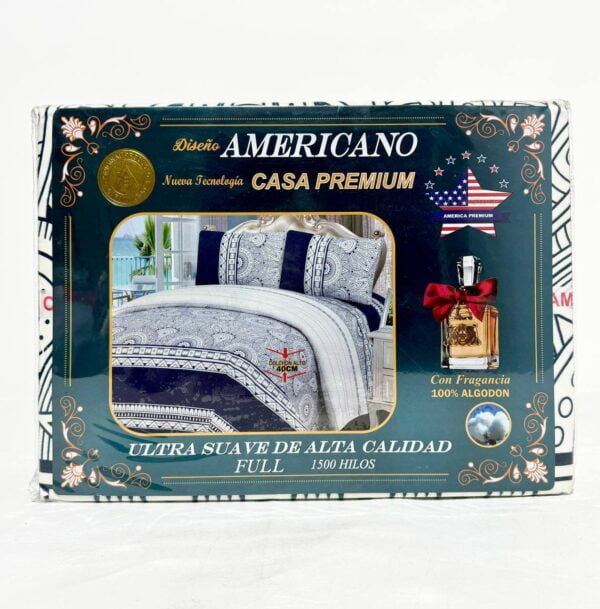 JUEGO DE SÁBANAS D&G AMERICANO 1500 HILOS (2 PLAZA Y MEDIA) - Imagen 9