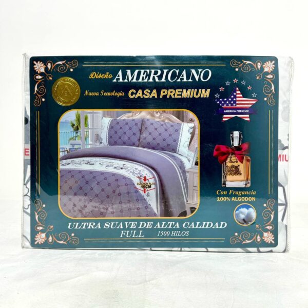 JUEGO DE SÁBANAS D&G AMERICANO 1500 HILOS (2 PLAZA Y MEDIA) - Imagen 4
