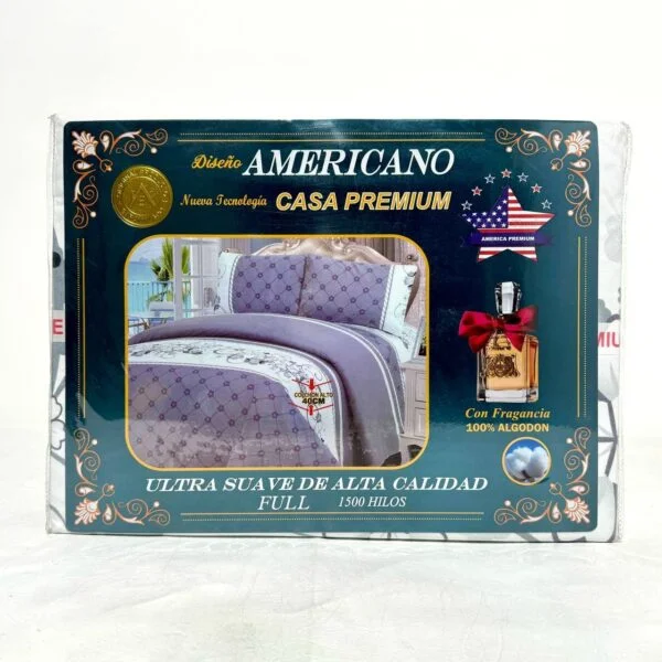 JUEGO DE SÁBANAS D&G AMERICANO 1500 HILOS (2 PLAZA Y MEDIA) - Imagen 4