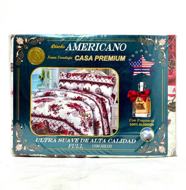 JUEGO DE SÁBANAS D&G AMERICANO 1500 HILOS (2 PLAZA Y MEDIA)