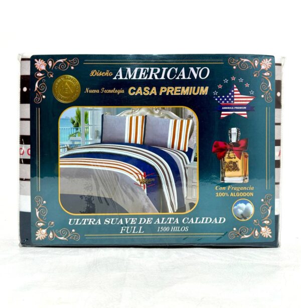 JUEGO DE SÁBANAS D&G AMERICANO 1500 HILOS (2 PLAZA Y MEDIA) - Imagen 3