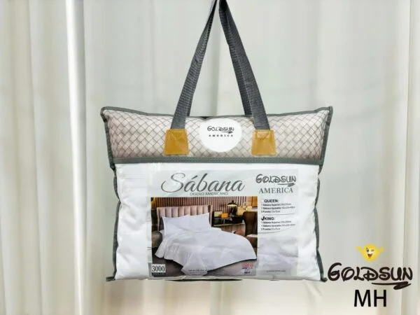 SÁBANAS GOLDSUN LISAS C/ DISEÑO BORDADO EN FUNDAS - Imagen 7