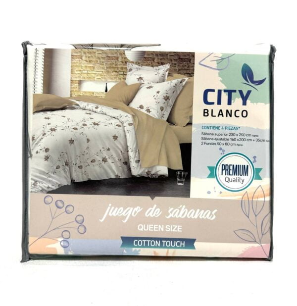 JUEGO DE SÁBANAS CITY BLANCO - Imagen 29