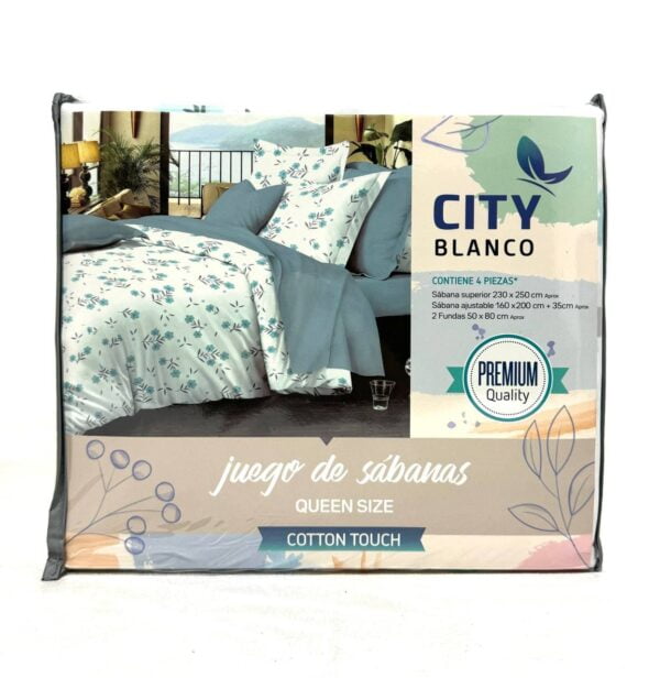 JUEGO DE SÁBANAS CITY BLANCO - Imagen 28