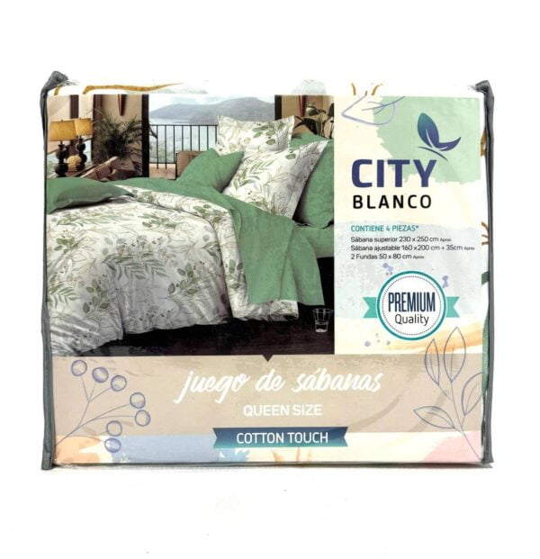 JUEGO DE SÁBANAS CITY BLANCO - Imagen 32