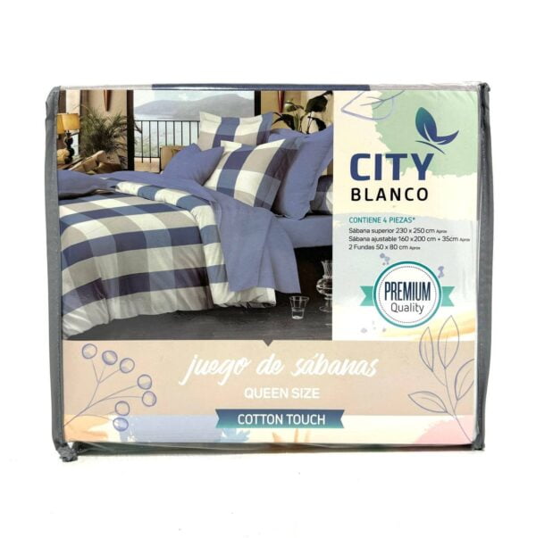 JUEGO DE SÁBANAS CITY BLANCO - Imagen 35