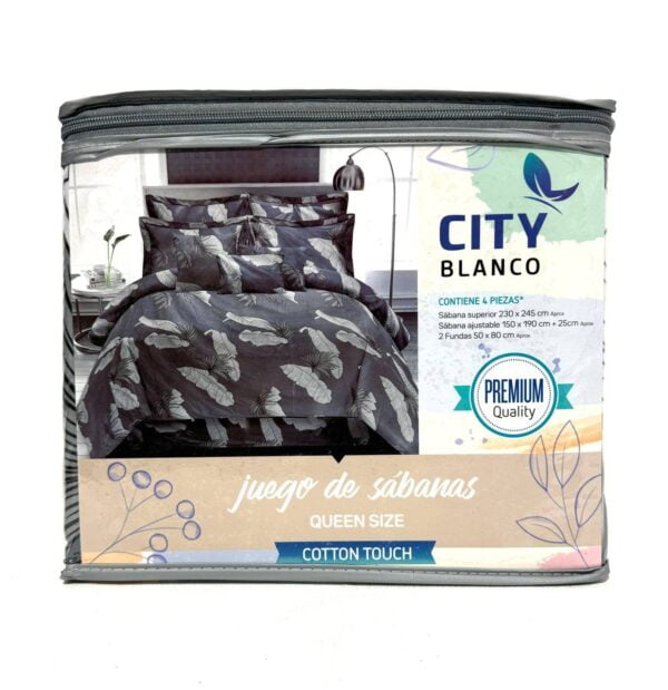 JUEGO DE SÁBANAS CITY BLANCO - Imagen 22