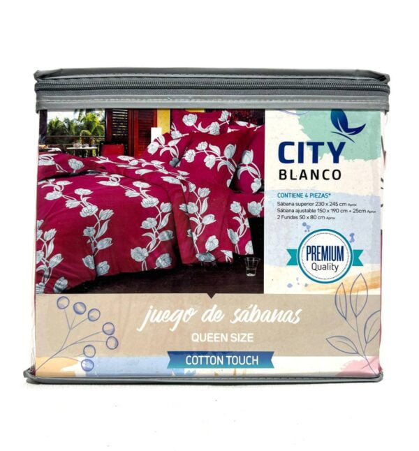 JUEGO DE SÁBANAS CITY BLANCO - Imagen 25