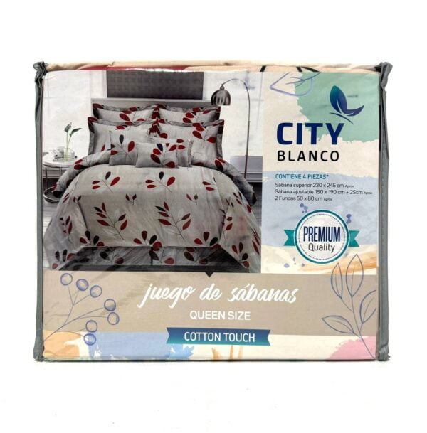 JUEGO DE SÁBANAS CITY BLANCO - Imagen 26
