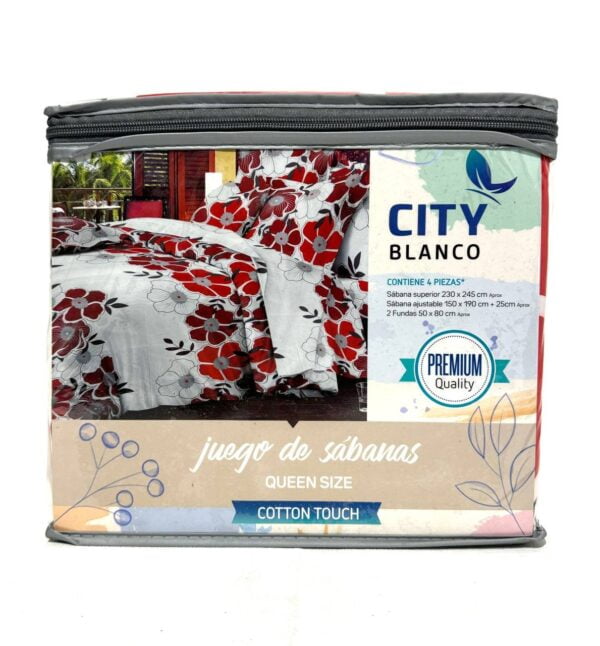 JUEGO DE SÁBANAS CITY BLANCO - Imagen 15