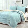 COBERTOR REVERSIBLE LISO + 2 FUNDAS DE ALMOHADA KING SIZE - Imagen 6