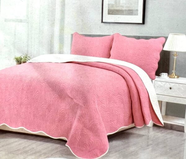 COBERTOR REVERSIBLE LISO + 2 FUNDAS DE ALMOHADA KING SIZE - Imagen 7