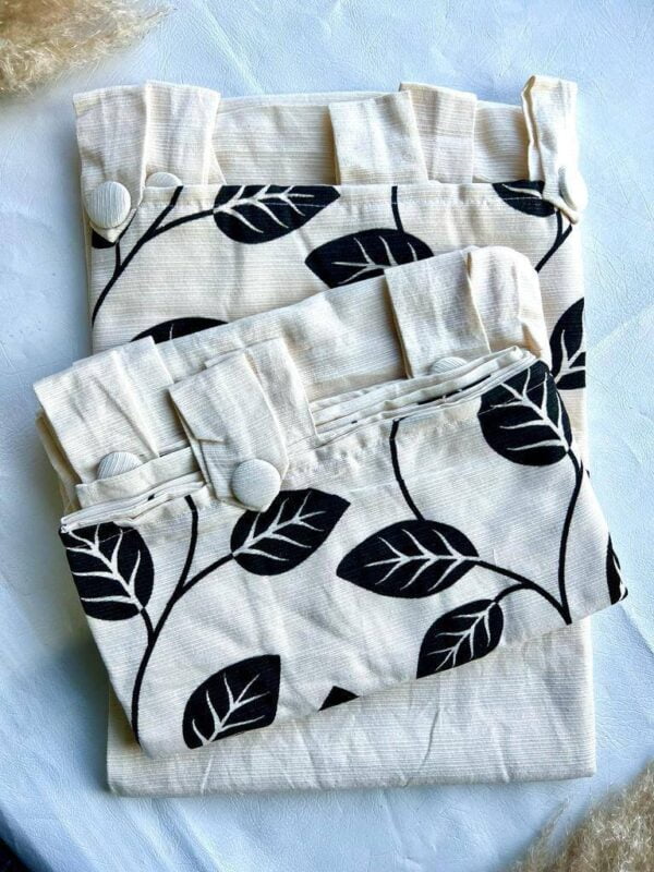 CORTINA MADRAS CON FALDÓN ESTAMPADO - Imagen 6