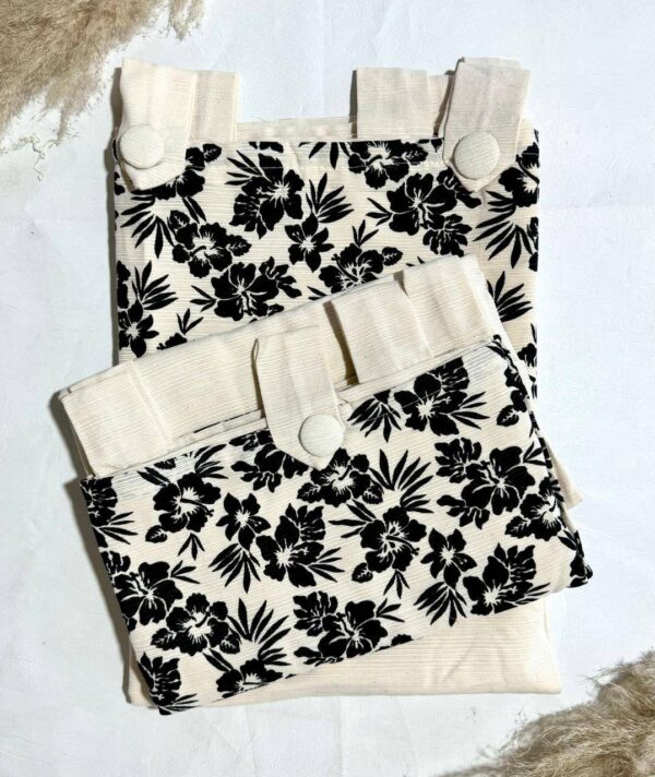 CORTINA MADRAS CON FALDÓN ESTAMPADO - Imagen 2