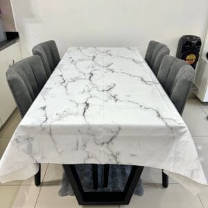 MANTEL ECOCUERO ESTAMPADO CON FELPA