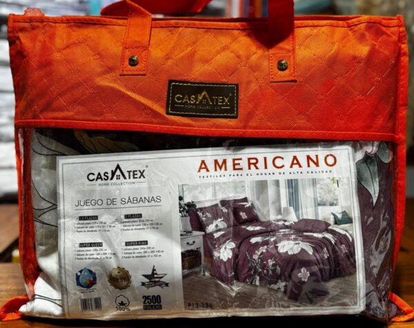 📍JUEGO DE SÁBANAS CASATEX 2500 HILOS ESTAMPADO - Imagen 14