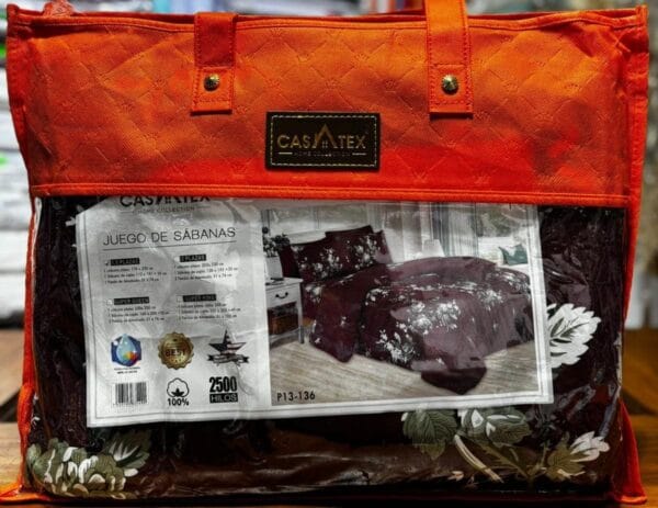 📍JUEGO DE SÁBANAS CASATEX 2500 HILOS ESTAMPADO - Imagen 12